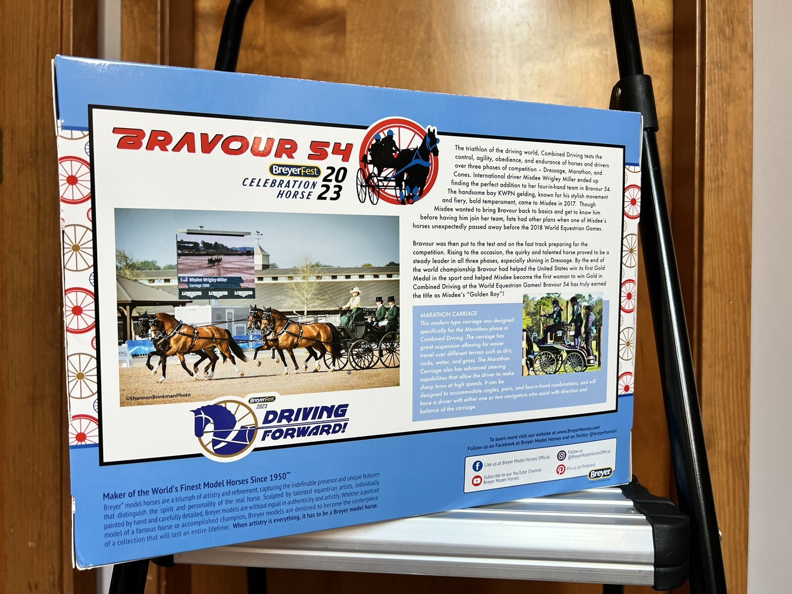 Breyer 2023 BreyerFest Celebration HorseBravour 54NIB eBay