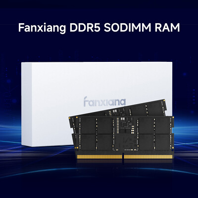 Fanxiang DDR5 64GB（2×32GB）4800MHz fanxiang SODIMM DDR5 4800MHz RAM 64GB Kit (2 x 32GB),CL40 1.1V