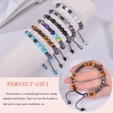 Fashion Lava Rock Chakra Bracelet 7 Chakra 8mm Natural Stone Healing Bracelets