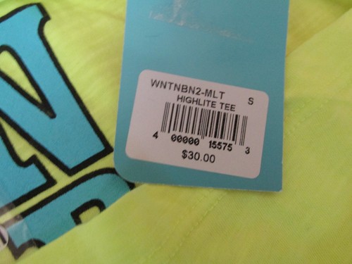 Rare NEW New Balance Nationals Outdoor 2019 T- Shirt WOMENS S Highlight yellow - Picture 4 of 5