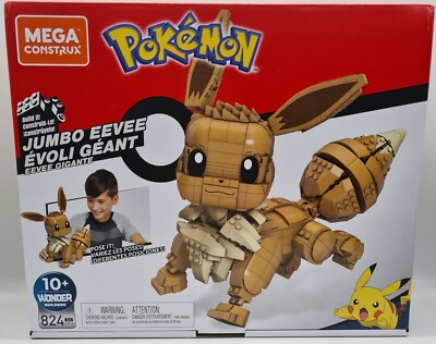 MEGA Construx Pokémon Mattel Evoli Pokemon Jumbo Bauset Steineset Posen bringen