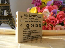 NEW DB-L20 DBL20 Li-Ion Batteries pack for Sanyo Camera