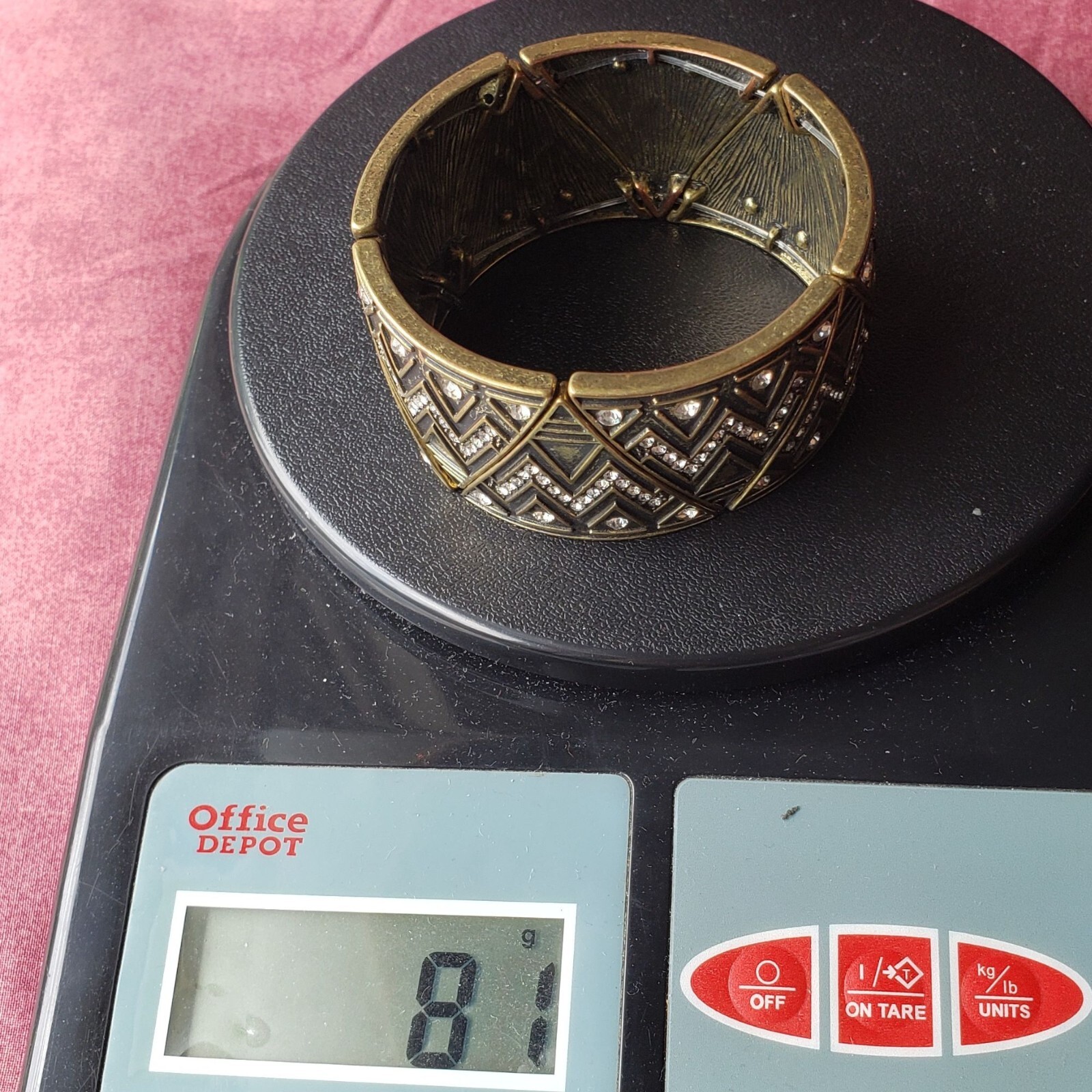 Tribal Geometric Triangle Pattern Rhinestone Stre… - image 8