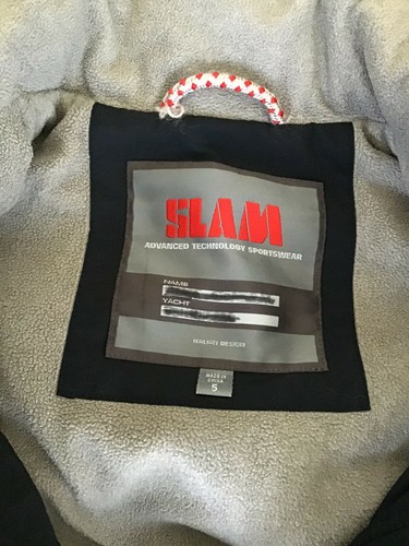 Sporty Child Jacket SLAM Sportswear Hooded Jacket Blue 5 years - Picture 2 of 5