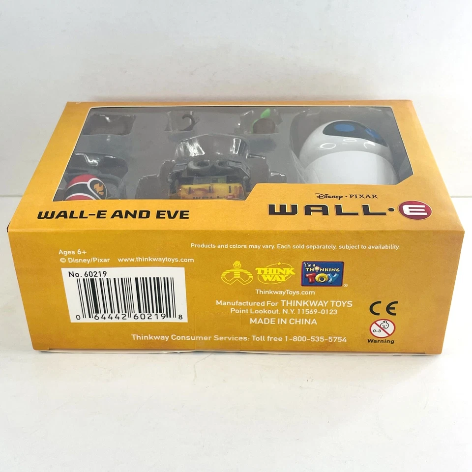 Wall-E And Eve Mini Robot Movable Action Figure Party Toys Gift New in Box - Image 4 of 4