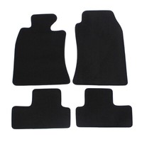 Velour FußMatten Automatten FüR Mini Cooper R50/R53 2001-2006 4-Tlg Schwarz