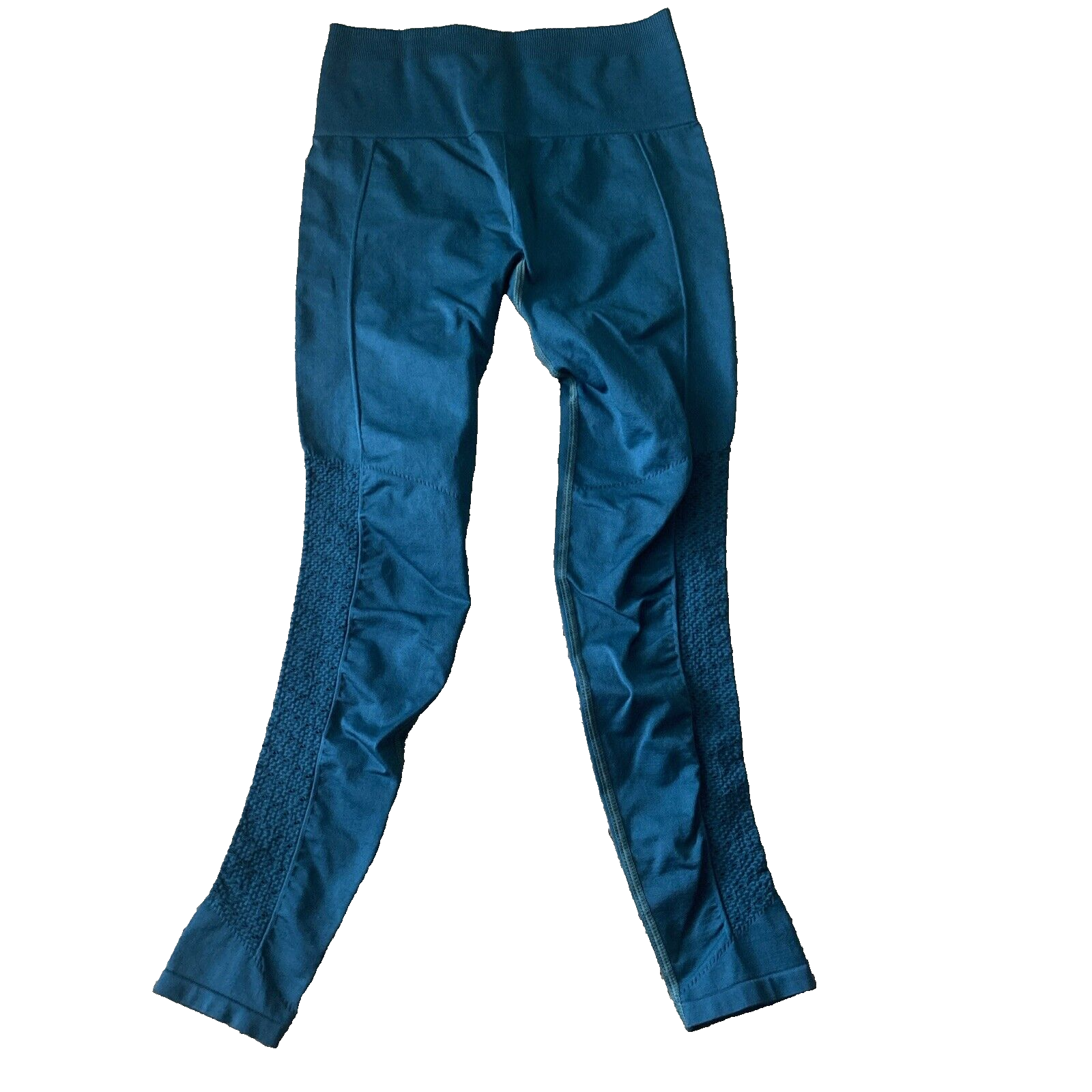 ALTRA Leggings traforati a vita alta senza cuciture Fabletics Sync taglia XS blu acqua verde