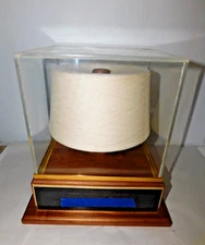 Vtg Cotton String Spool Display Case Award, Tacker Crafts Sewing, 7/147