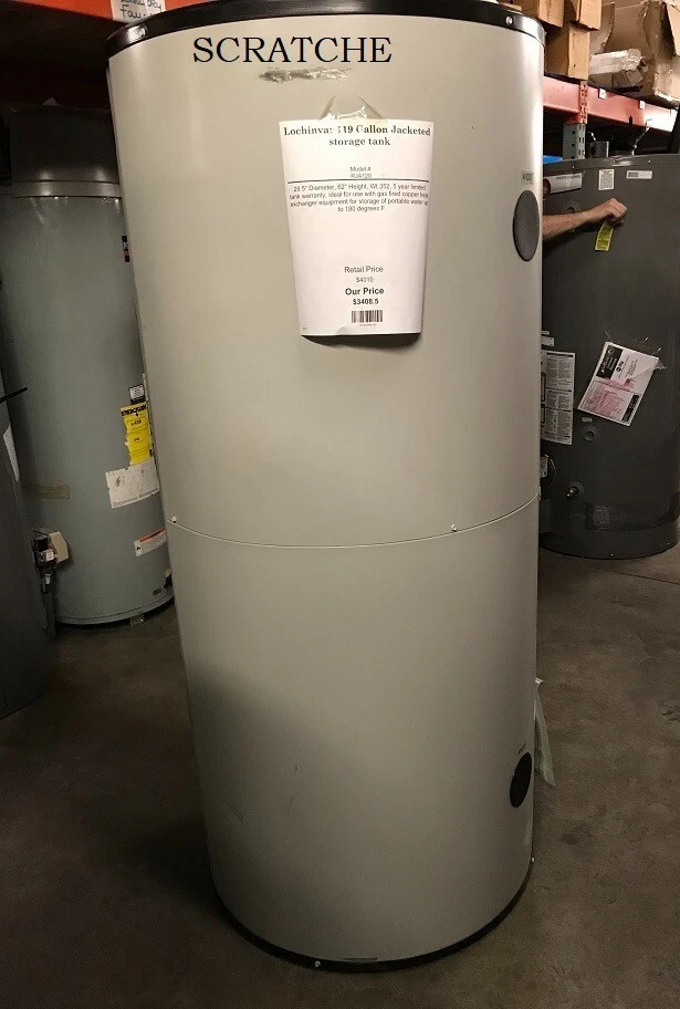 200 Gallon 2022 Lochinvar RJA200 Hot Water Storage Tank, 40 OFF