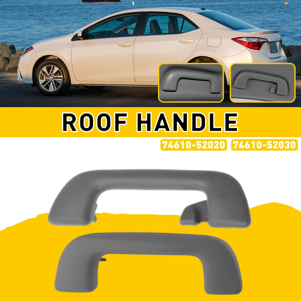Front Rear Inner Roof Ceiling Pull Handle For 2005-17 Toyota Corolla Yaris Gray