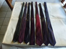 LOT DE 7 ANCIENNES CRAVATES TERGAL MARQUE DEPOSEE