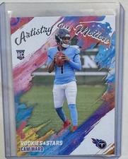 2025 PANINI ROOKIES & STARS FOOTBALL ARTISTRY IN MOTION CAM WARD