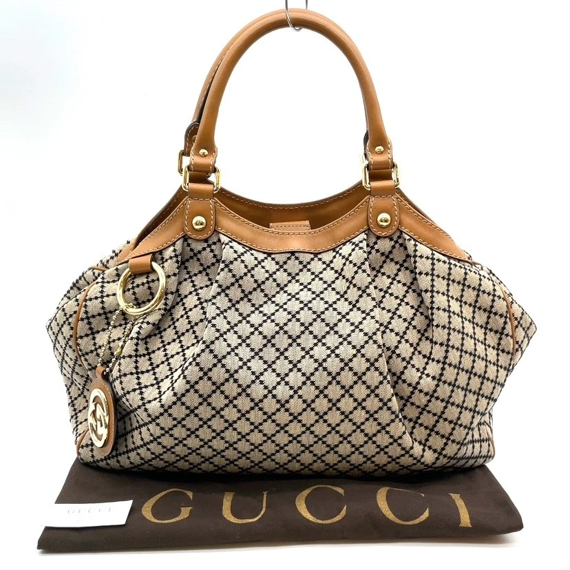 Gucci Sukey Canvas Bags & Handbags for Women for sale | eBay