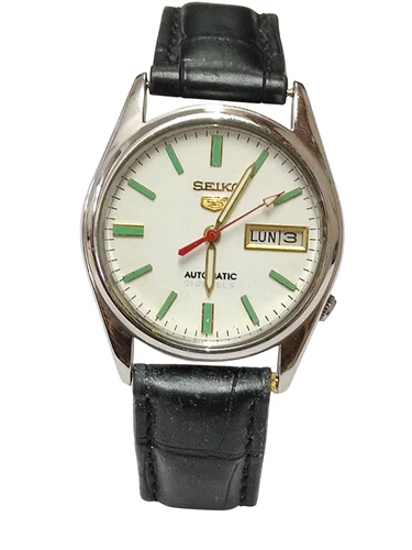 Vintage Seiko Automatic Date Day Dial Wrist Watch  SM381