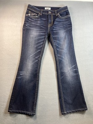 Mek Denim Women's Boot Cut Jeans Size 29, Blue Denim, Perfect Curve Fashion