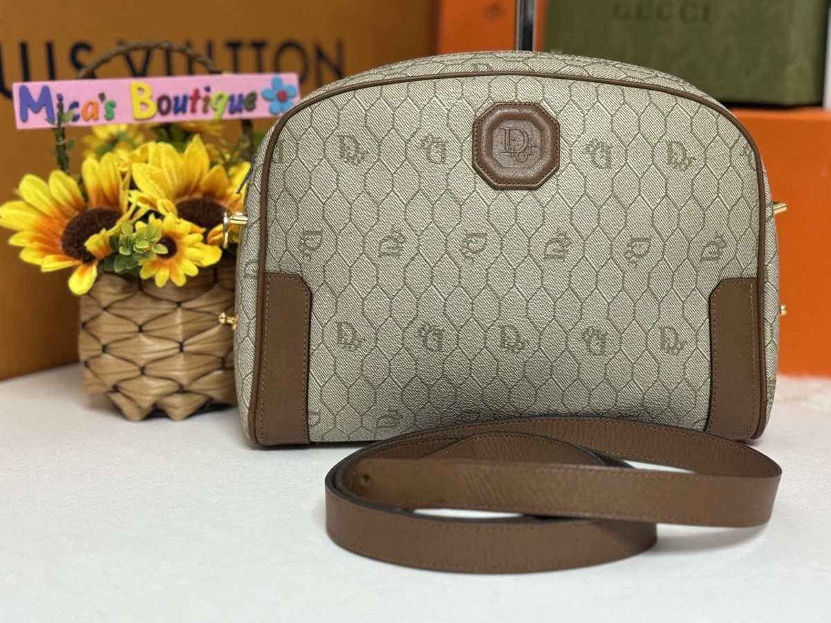 Dior Brown Leather Exterior Bags & Handbags for Women for sale | eBay