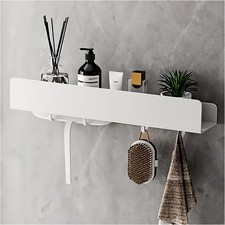 No Drill Shower Shelf Organizer, 40cm Stainless Steel Bathroom Storage with 4...