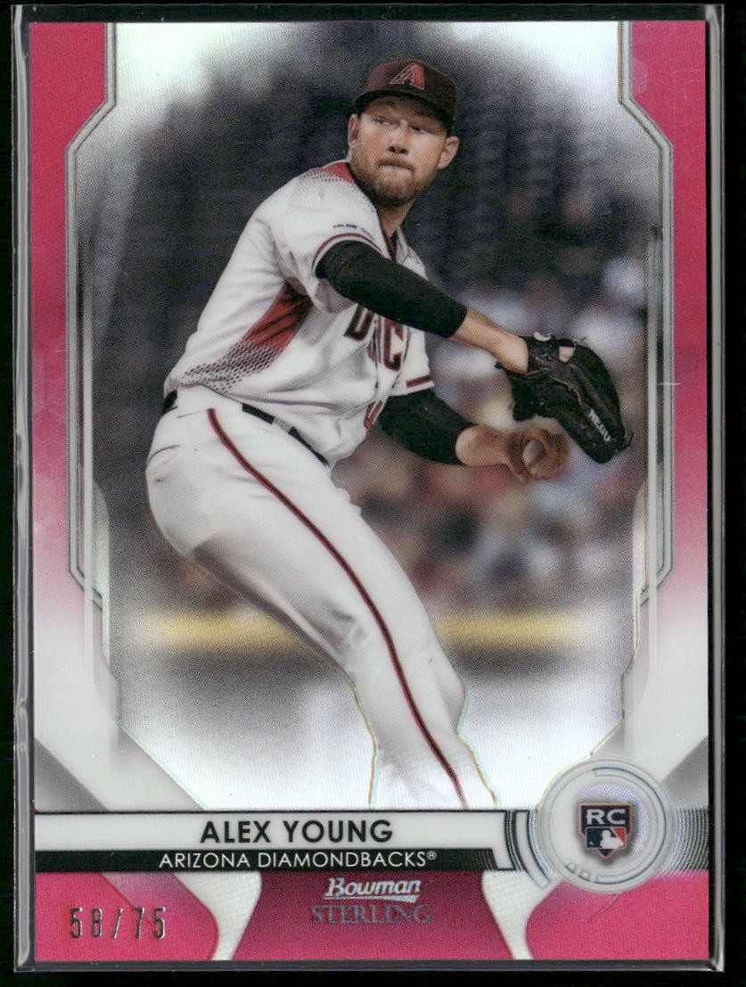 2020 Bowman Sterling #BSR-89 Alex Young Pink #/75