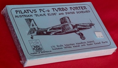 High Planes Models - HPM - 1:72 Pilatus PC-6 Turbo Porter - cat. 72009 - Sealed!