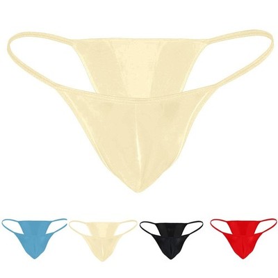 Atmungsaktiv Slip Suspensorium T-Back G-String Unterhose Polyester + Spandex
