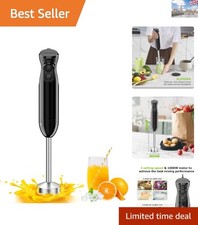 Versatile Stick Blender with Adjustable Speed & BPA-Free Stainless Steel Blade