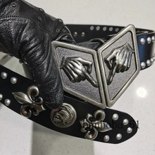 Anime JoJo's Bizarre Adventure SBR Belt Gyro Zeppeli Cosplay Belt Belt buckle