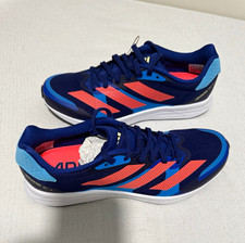adidas Adizero RC 4 M Men  s Running Shoes US 9 Blue/Orange Breathable Mesh
