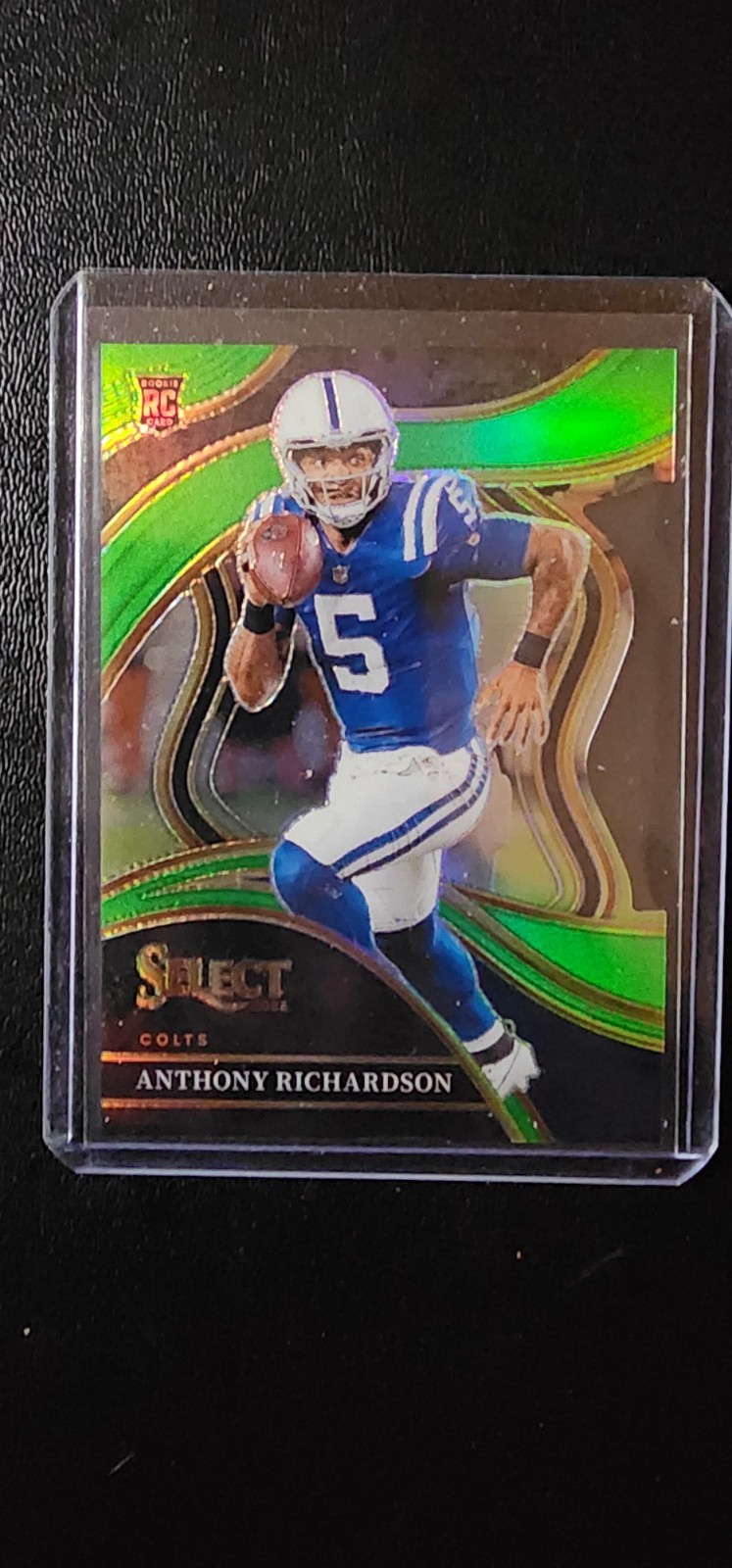 2023 Select - Club Level Anthony Richardson #297 Neon Green Prizm Die-Cut /499