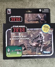 Star Wars Vintage Collection Speeder Bike And Scout Trooper New Sealed