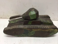 WW1 United States Children’s Home Made Wooden Scratch Build Tank