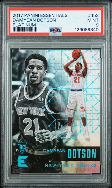 2017 PANINI ESSENTIALS PLATINUM #153 DAMYEAN DOTSON PSA 9
