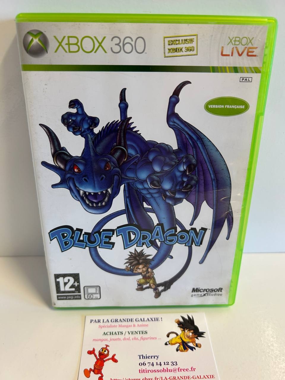 Jeu Vidéo Blue Dragon XBOX 360 VF Microsoft Artoon Mistwalker RPG Anime CIB PAL
