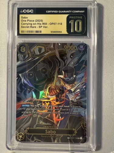 Sabo (SP Card) graded CGC 10 for sale on eBay