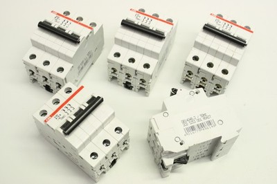5x ABB S203 K10A K 10A 4016779496148 3 Pole Circuit Breaker