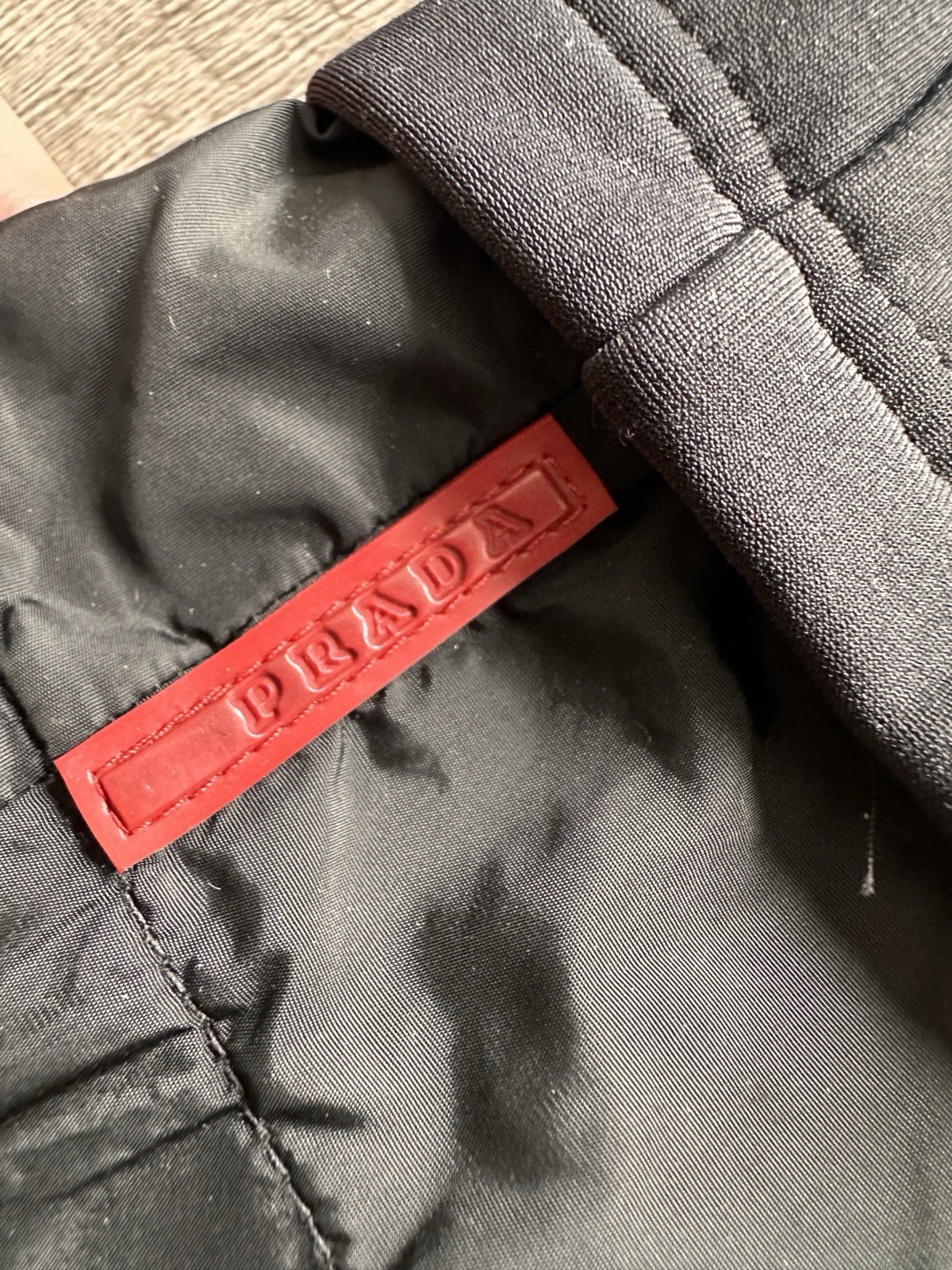 PRADA Soft Shell Jacket Nylon/Shell Mix Double La… - image 2