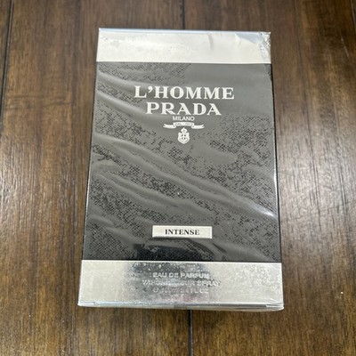 Prada L'Homme Intense by Prada 3.4 oz EDP Cologne for Men New In Box 100ml