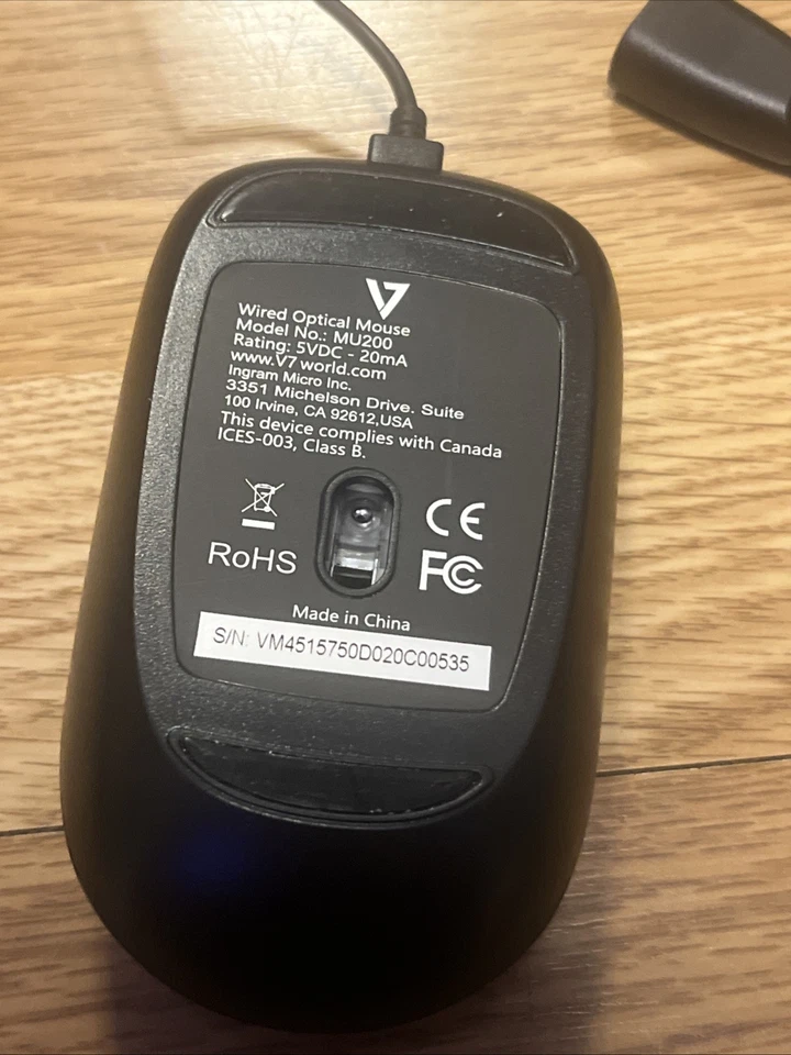 Wired Optical Mouse MU200 Black - Image 2 of 4