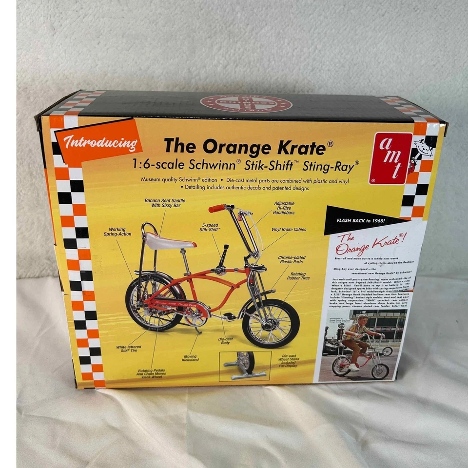 The Orange Krate 1:6 Scale Schwinn Stik Shift Sting-Ray AMTD001 Bike Model New - Image 4 of 4