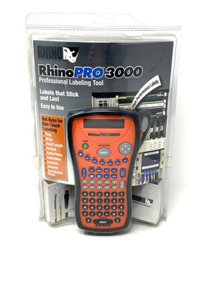 Dymo Rhino Pro 3000 Professional Label Maker High Performance Labeling Tool NEW
