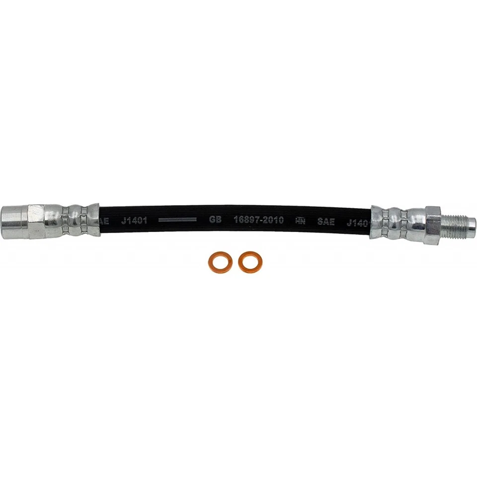 For Volkswagen EuroVan 1999-2004 Brake Hydraulic Hose | Black Flexible Hose Type Foto 2 de 4