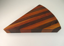 Cheese Wedge Shaped Wooden Cheese Board Solid...