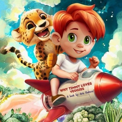 WHY TIMMY LOVES VEGGIES Follow Timmy on His Veggie-powe - paperback NEW ARIA. MO