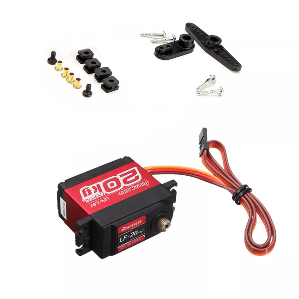 Power HD LF-20MG 20KG High Torque Digital Servo For Hobby 1/10 1/8 RC Car - Image 3 of 4