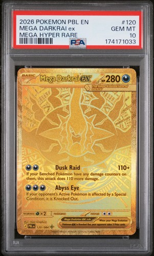 Mega Darkrai ex graded PSA 10 for sale on eBay