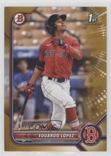 2022 Bowman Prospects Gold Border 4/50 Eduardo Lopez #BP-134 ni4