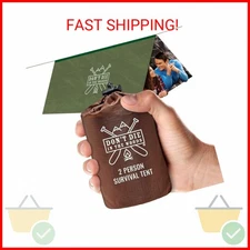 World's Toughest Ultralight Survival Tent • 2 Person Mylar Emergency Shelter Tub