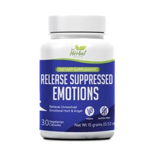 Release Suppressed Emotions - Emotional Balance - Emotional Health - 100% Herbal