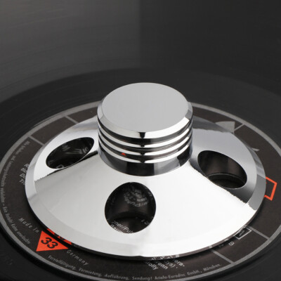 Aluminiumlegierung LP Vinyl Turntable Gewichtsklemme Non-Slip Disc Stabilizer