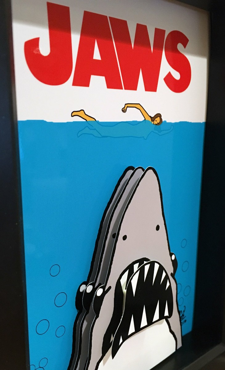 SF・ファンタジー・ホラー JAWS MOVIE POSTER 3D Jaws 3D Theatrical Poster - One Sheet | Vice Press