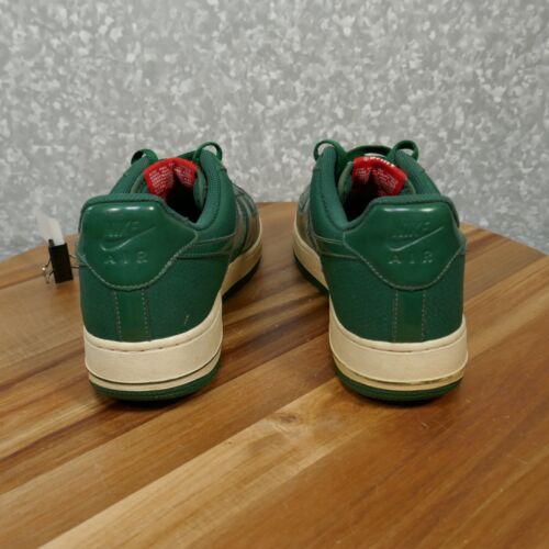 Nike Air Force 1 Low '07 Gorge Sneaker Mens 8.5 Patent Leather Green 315122-301 - Picture 4 of 14
